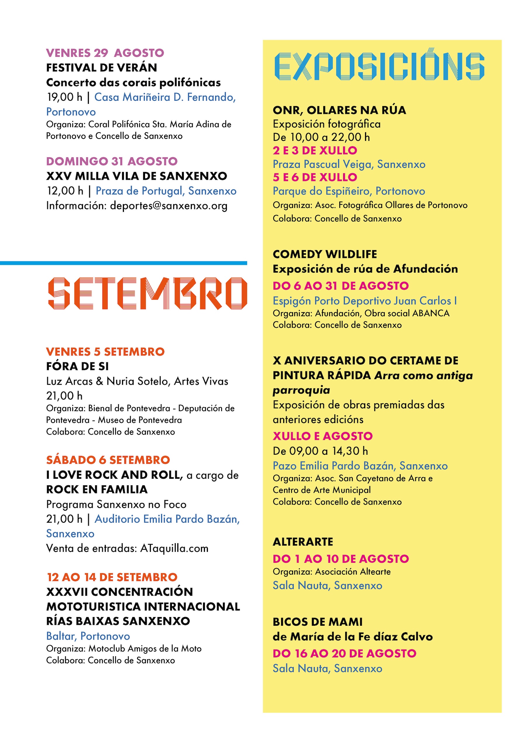 SANXENXO NO VERAN 2025 Pagina 4