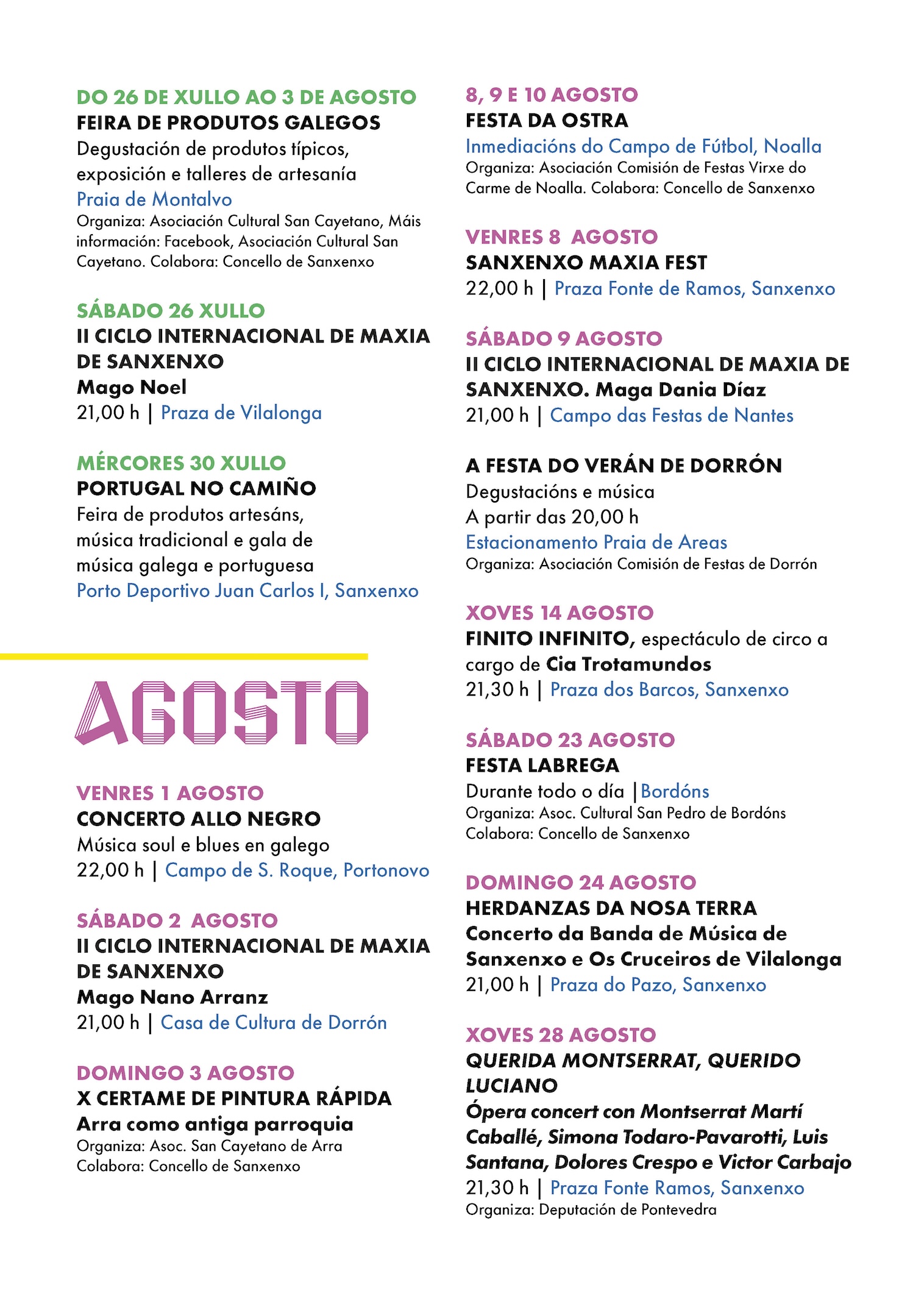 SANXENXO NO VERAN 2025 Pagina 3