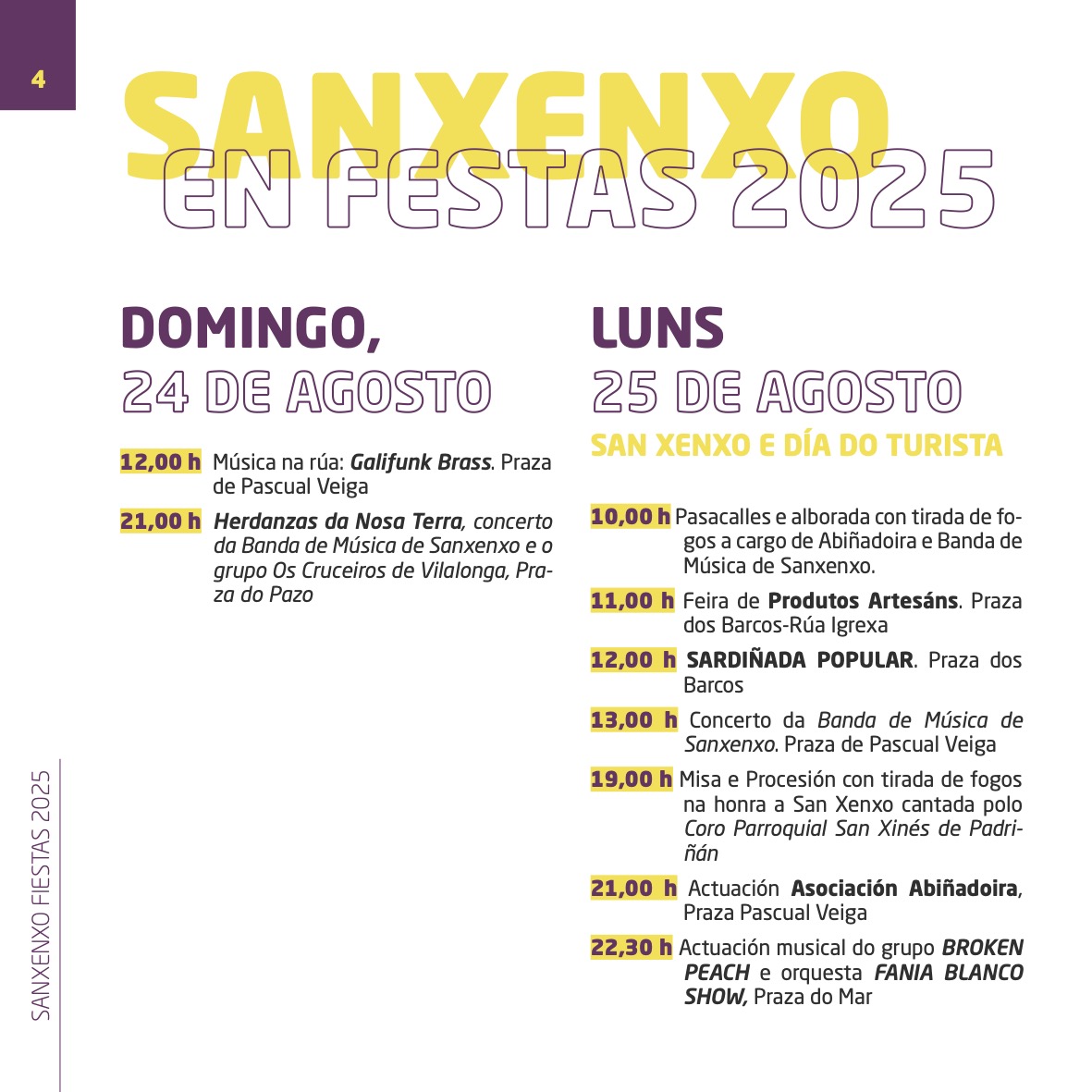 FESTAS SANXENXO 2025 2