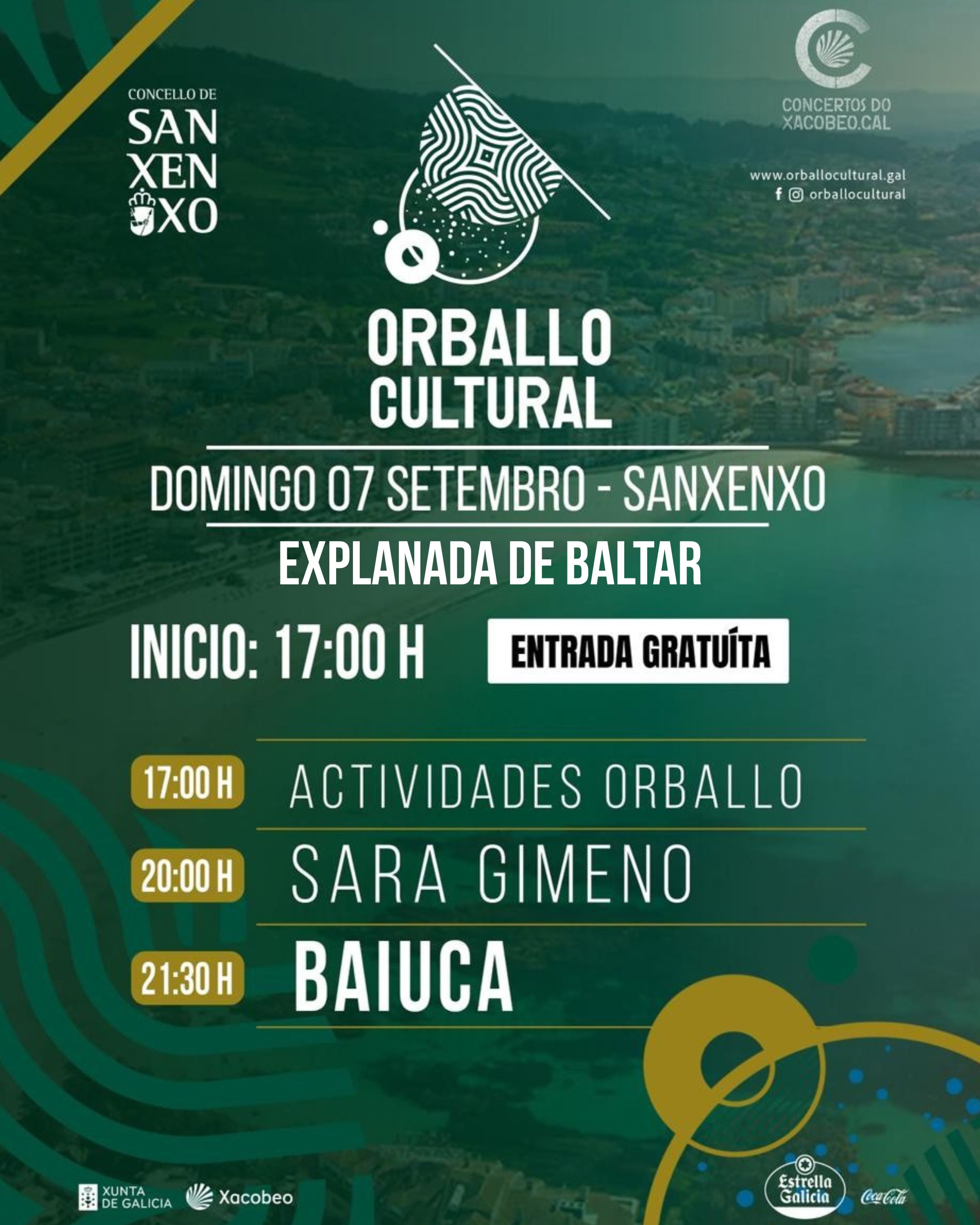 LA EXPLANADA DE BALTAR ACOGERÁ ESTE DOMINGO UN CONCIERTO GRATUITO DE BAIUCA Y UN PEQUEÑO MERCADILLO ARTESANAL