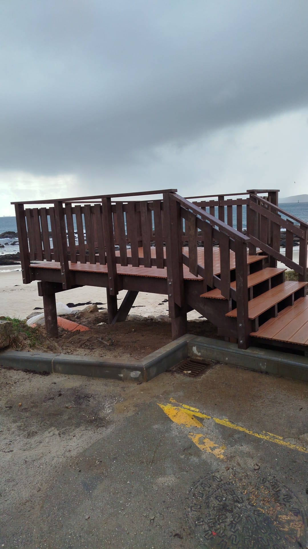 EL CONCELLO CONCLUYE EN PRAGUEIRA EL NUEVO ACCESO AL MÓDULO DE SALVAMENTO CON UN PUESTO DE CONTROL INTEGRADO