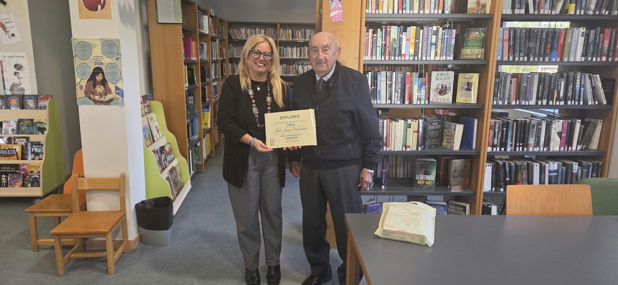 SANXENXO CELEBRA EL DÍA DE LAS BIBLIOTECAS CON PREMIOS A LOS LECTORES DE MAYOR EDAD  
