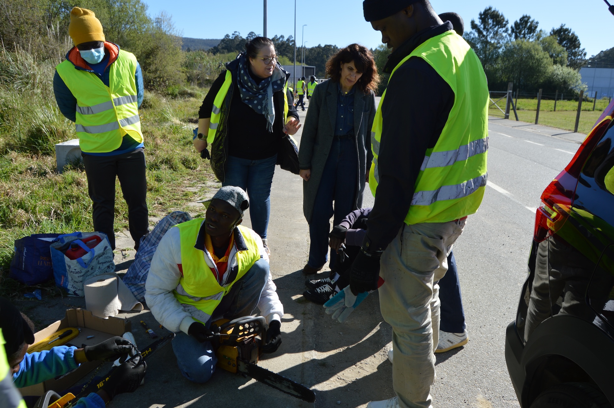 EL CONCELLO COLABORA CON ACCIÓN CONTRA A FAME EN UNA ESCUELA INCLUSIVA DE EMPLEO EN MAQUINARIA FORESTAL