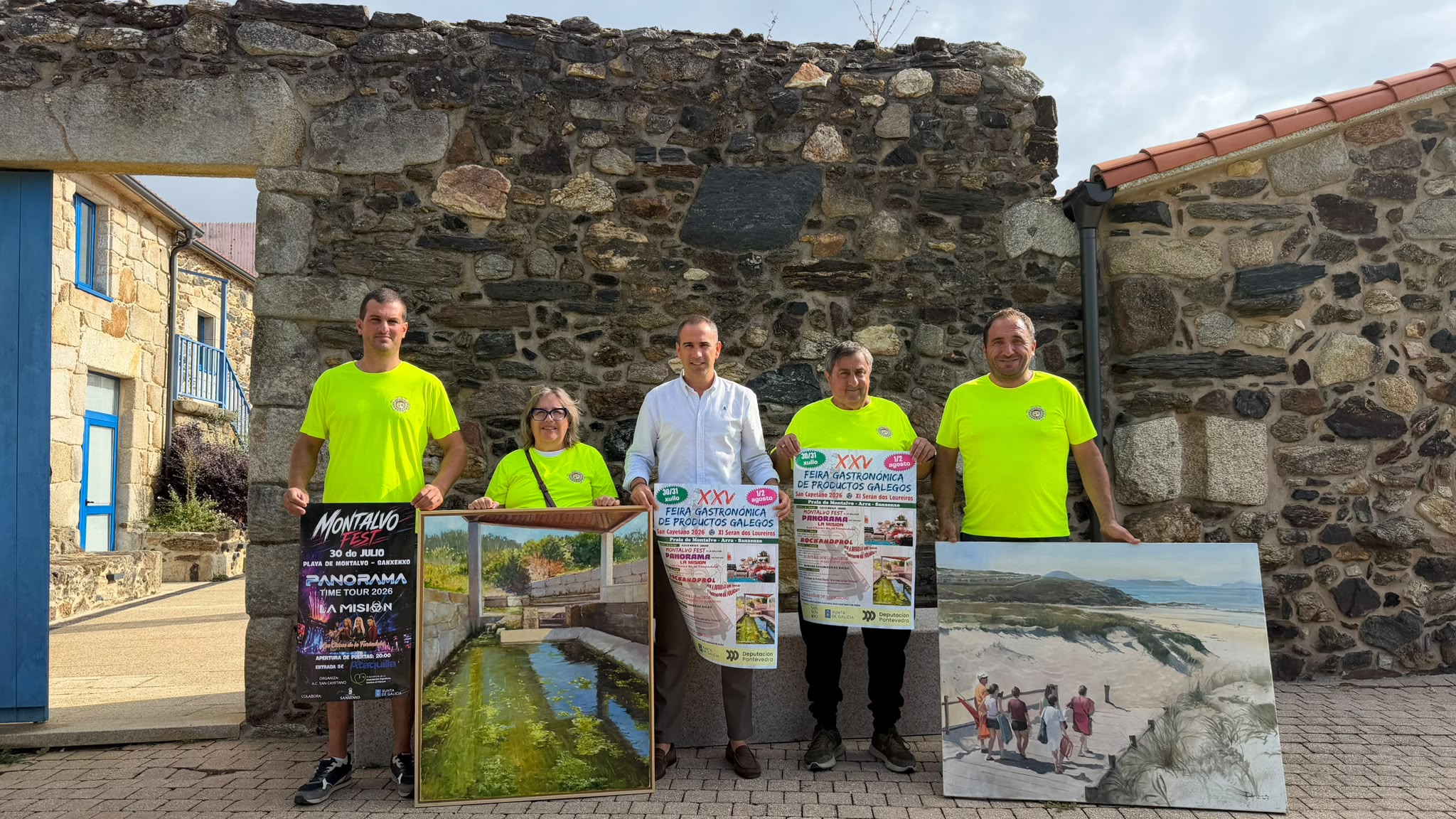 ARRA ACOGERÁ LA XXV FEIRA GASTRONÓMICA DE PRODUCTOS GALEGOS Y EL XI CERTAME DE PINTURA RÁPIDA