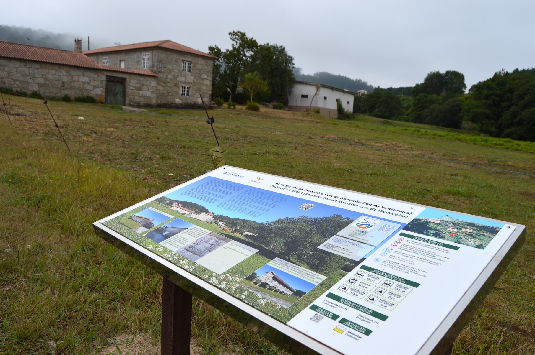 TURISMO CONCLUYE LA SEÑALIZACIÓN DEL SENDERO AZUL CON DA ROMAÍÑA Y CON DA VENTUREIRA