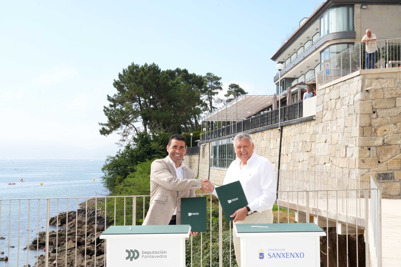CONCELLO E DEPUTACIÓN ASINAN O CONVENIO QUE PERMITIRÁ UNIR POLO LITORAL AS PRAIAS DE SILGAR E BALTAR