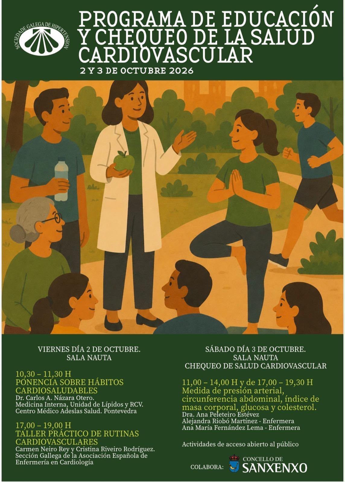 SANXENXO SE CONVIERTE ESTE FIN DE SEMANA EN LA CAPITAL DE LA SALUD CARDIOVASCULAR